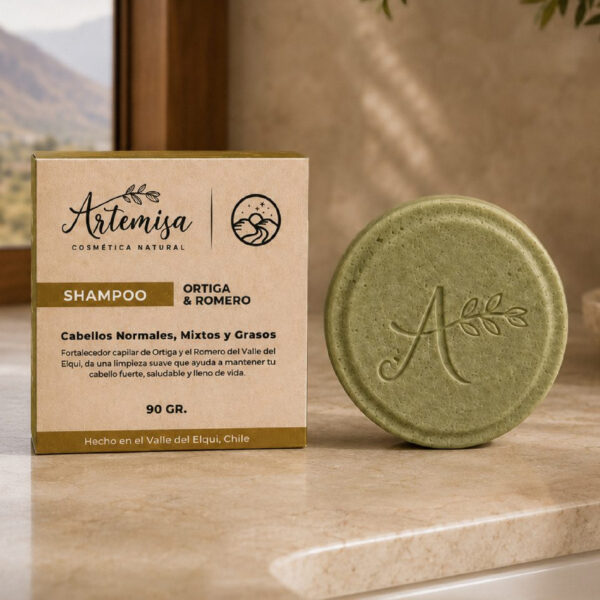 Shampoo Sólido Fortalecedor de Ortiga & Romero